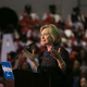 Democratic presidential candidate Hillary Clinton speaks during an African Americans for Hillary rally at Clark Atlanta University in Atlanta Oct. 30, 2015. Clinton talked about criminal-justice reform in her address to the crowd.
Jessica McGowan/Getty Images